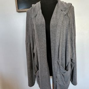 NWOT Young, Fabulous & Bold Gray Cardigan Size Large